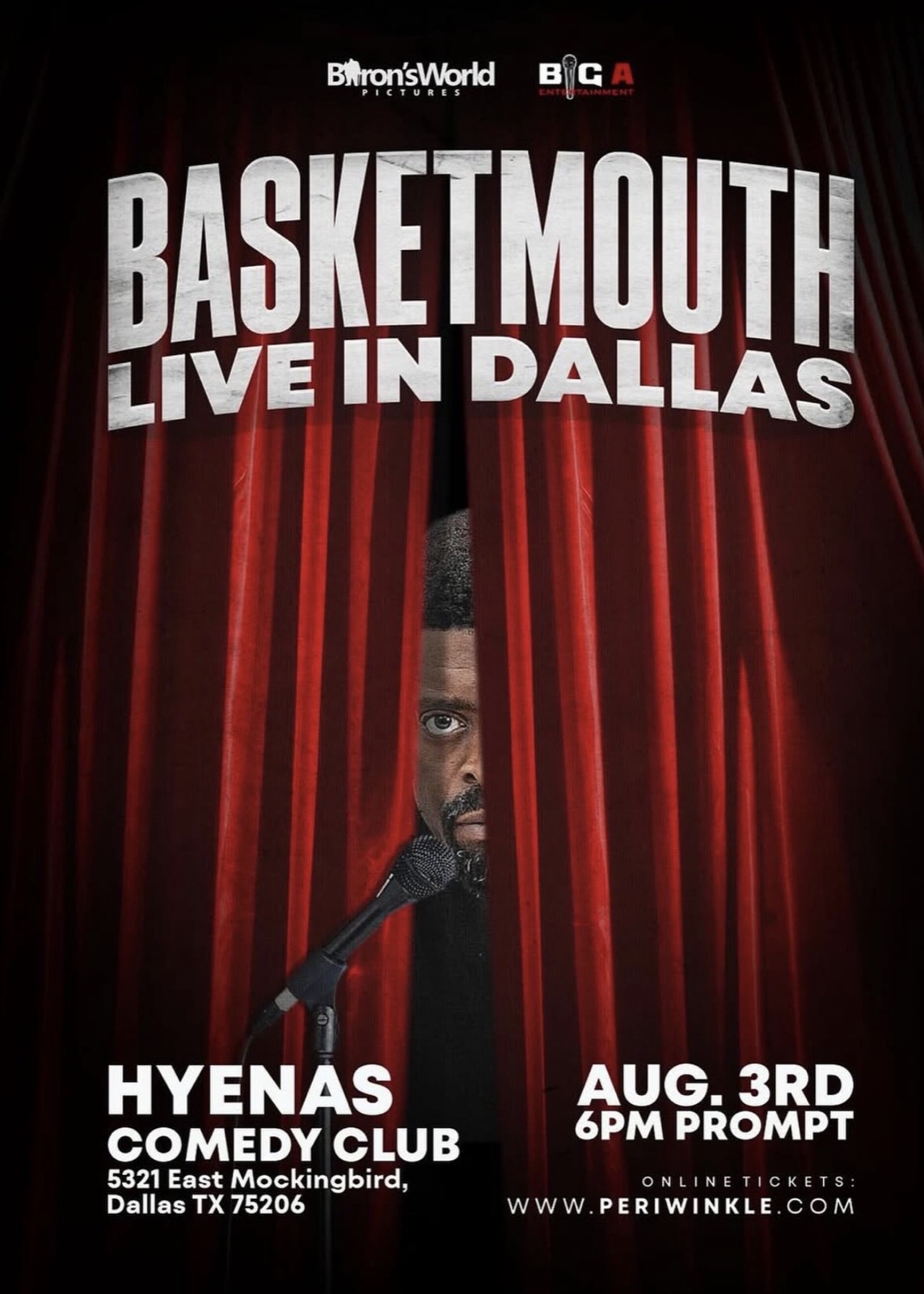Basketmouth Live in Dallas, Hyenas Comedy Club, 2025