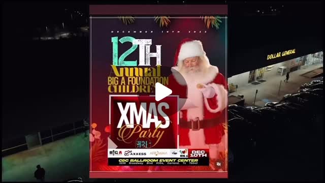 Watch: 14th Annual Children's Christmas Party promo